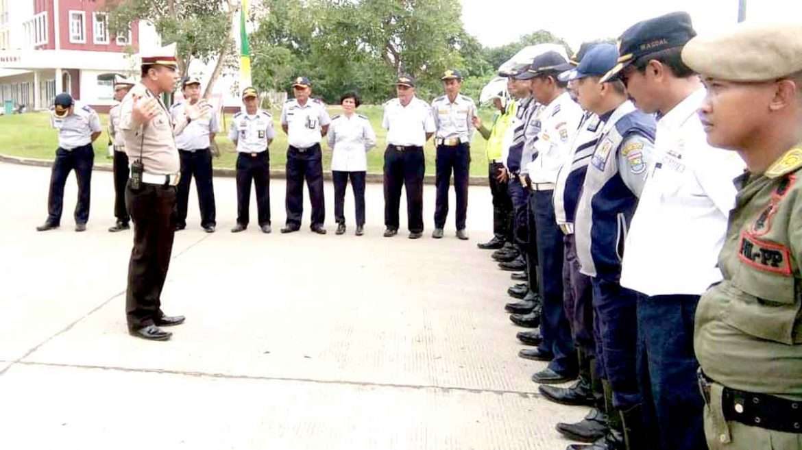 Jelang Ops Penertiban, Dishub Tangerang Gelar Apel Bersama Satlantas Polresta Tangerang