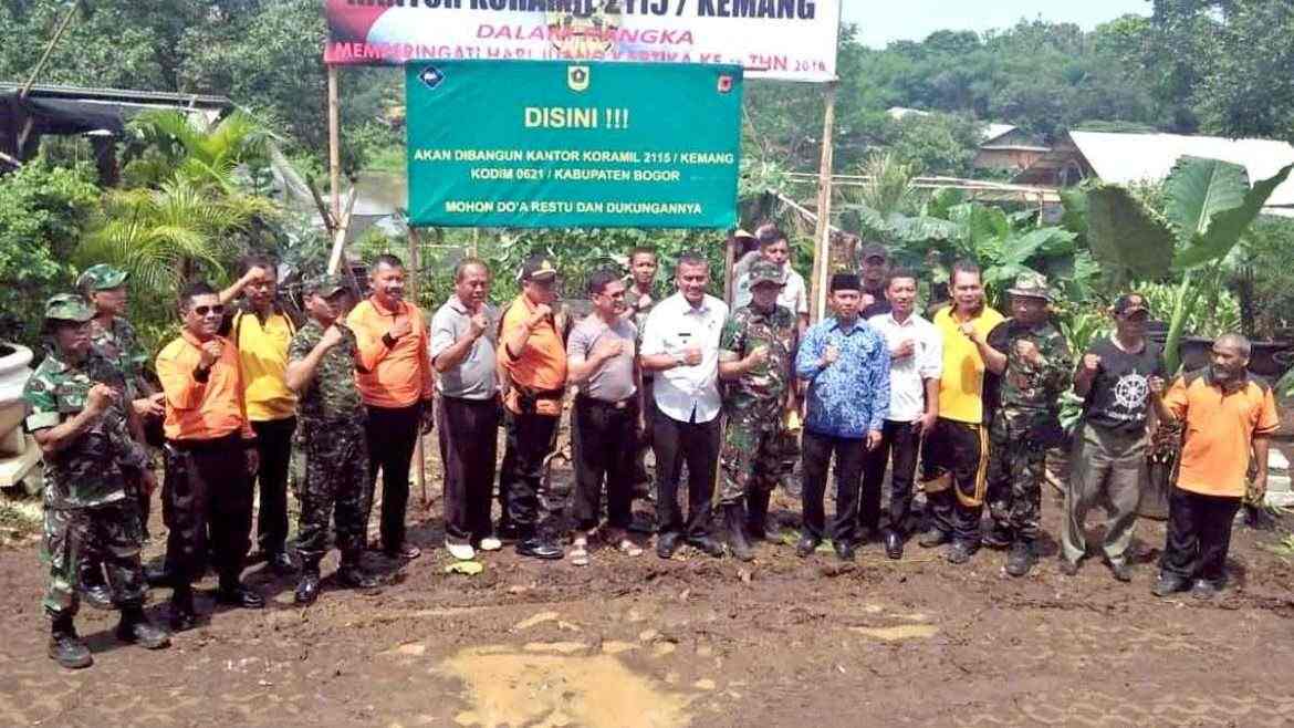 Giat Kerjabakti Koramil 2115/Kemang Peringati Hari Juang Kartika