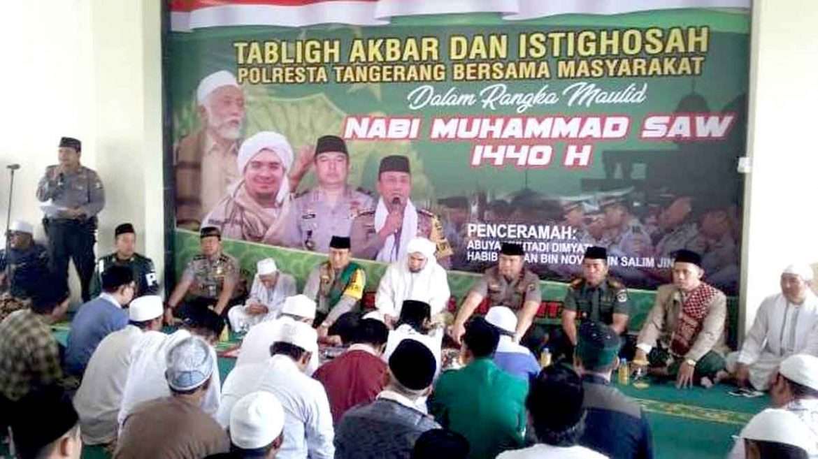 Ribuan Jemaah Padati Tablig Akbar Polresta Tangerang