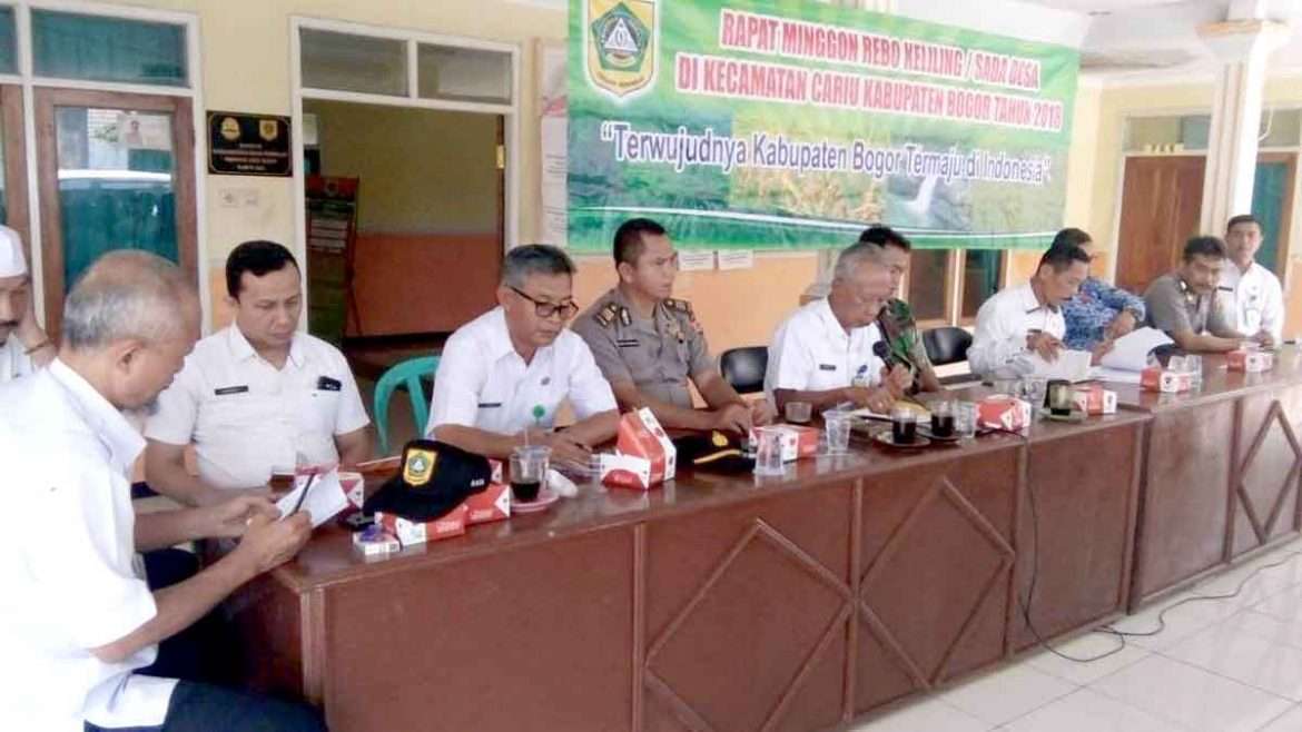 Saba Desa, Sekcam Cariu Harapkan Program Desa Berjalan Lancar
