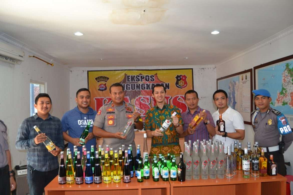 Polres Serang Kota Kembali Temukan Miras Ilegal