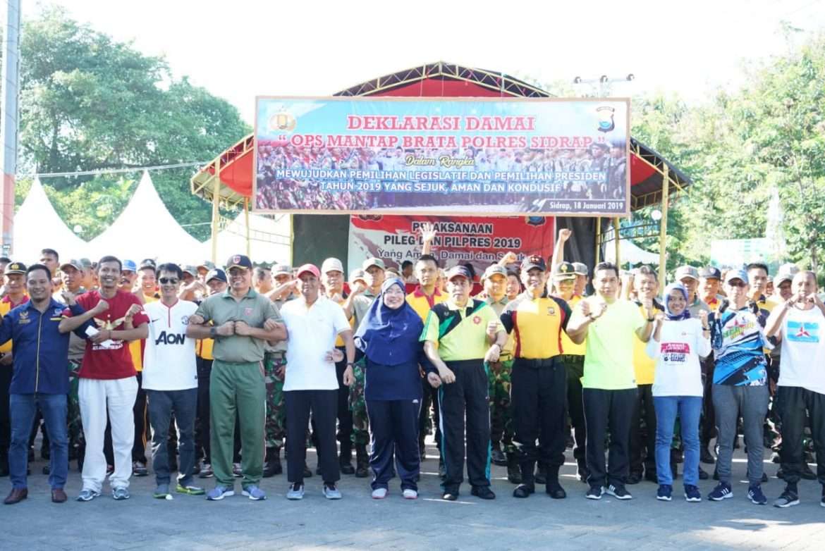 Deklarasi Pemilu Damai, Ini Pesan Bupati Sidrap