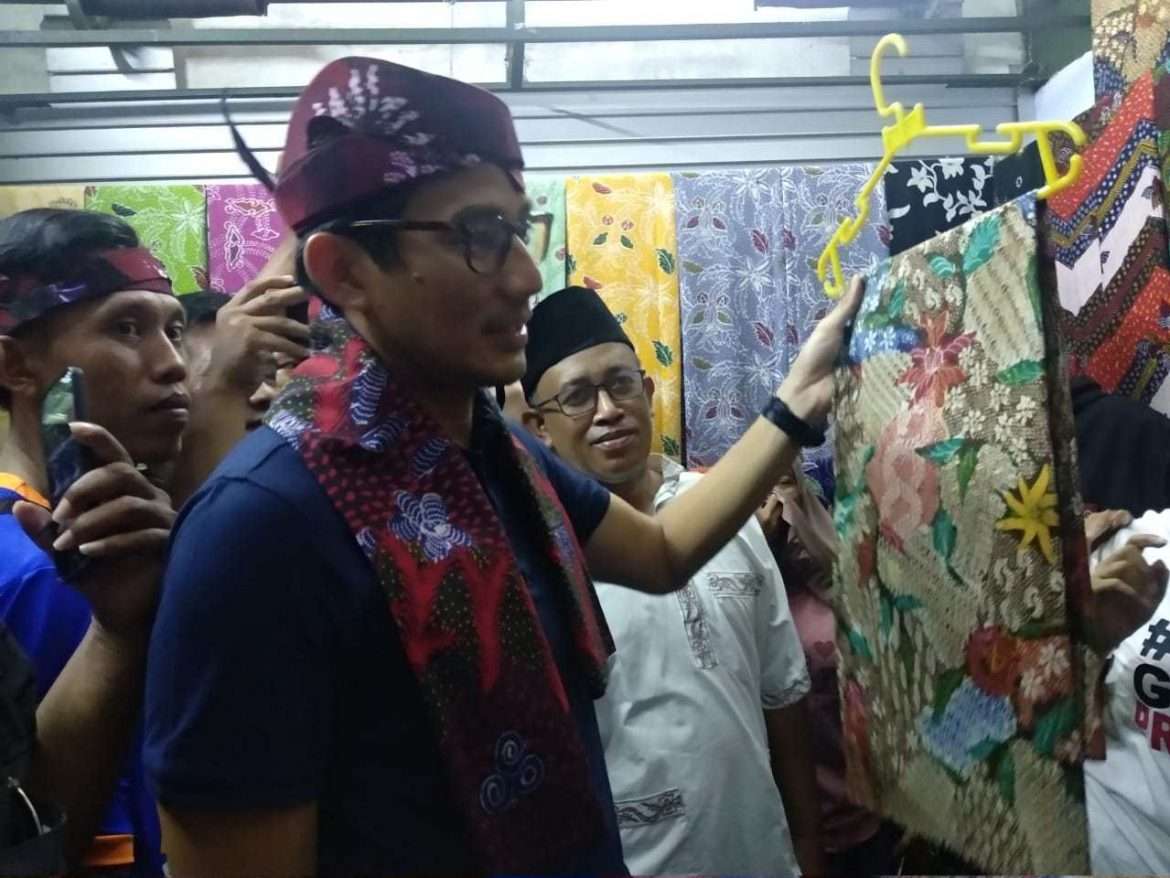 Sandiaga Salahuddin Uno Sambangi Pasar 17 Agustus Pamekasan