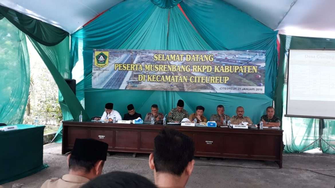 Musrenbang Kecamatan Citeureup Dorong Ekonomi Masyarakat