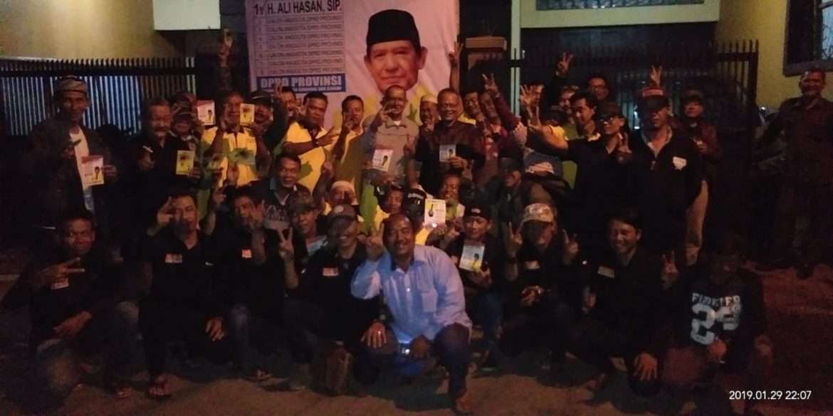 Caleg Ali Hasan dan Asep Rukmansyah dalam Tim Pemenangan