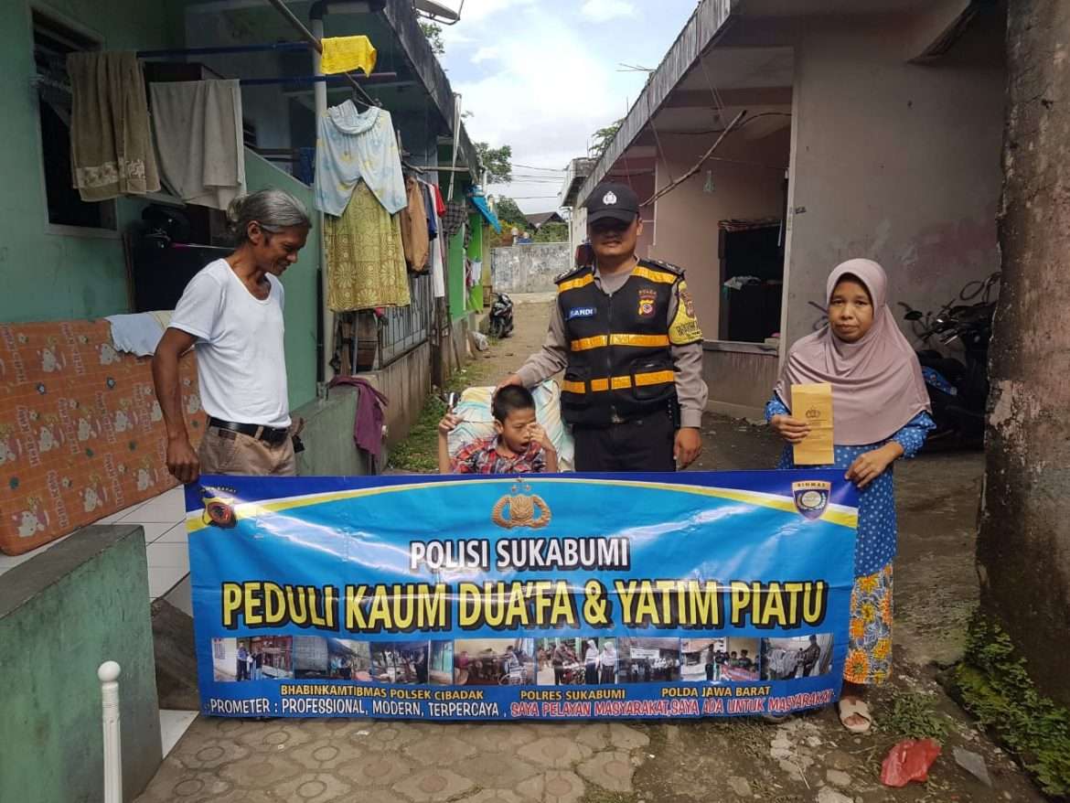 Brigadir Sandi Praja, Bikin Rizky Anak Penyandang Difabel Tersenyum