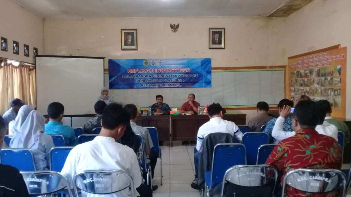 TPID Kecamatan Ciampea Adakan Replikasi Inovasi Desa Serta MAD