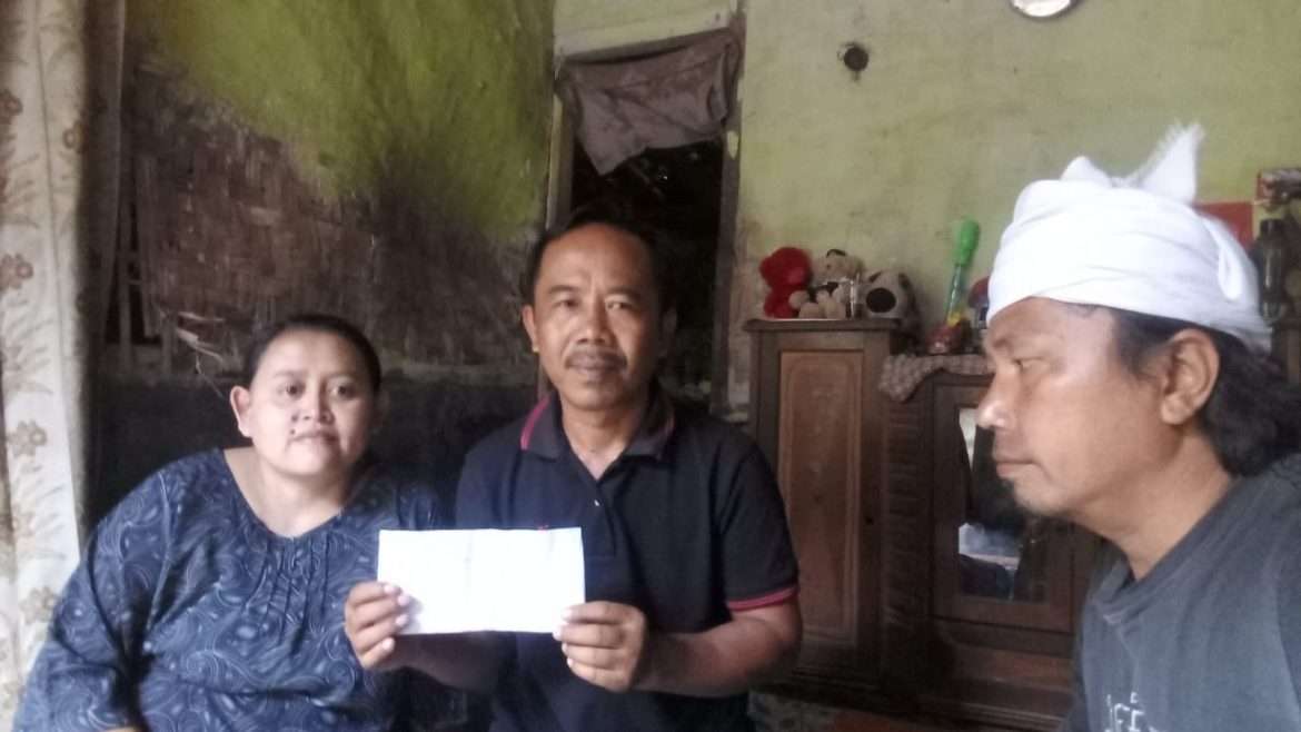 GPS Sambangi Keluarga Rian Dan Menyalurkan Bantuan