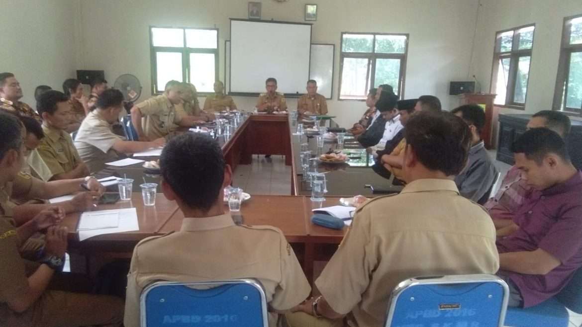 Rapat Mekanisme Anggaran Pencairan Kecamatan Sukamakmur Tahun 2019