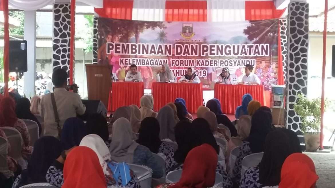 DPMD Provinsi Banten Berikan Pembinaan Dan Penguatan Kepada Kader Posyandu Kabupaten Lebak