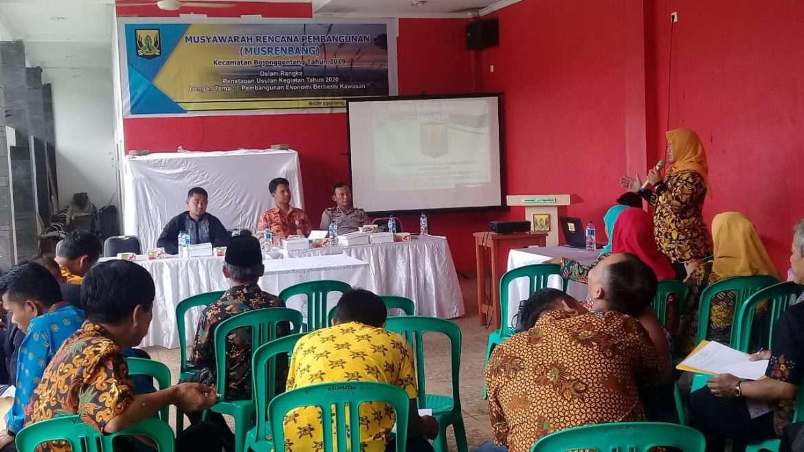 Musrenbang Kecamatan Bojonggenteng Berjalan Lancar Semua Usulan Bisa Terakomodir
