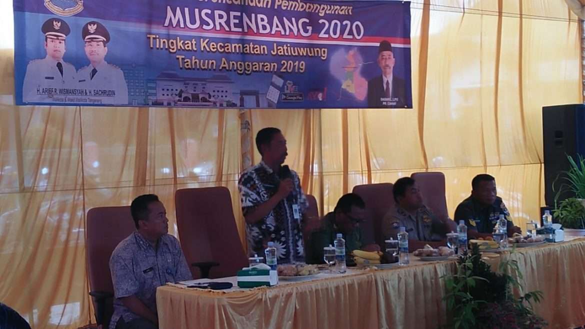 Musrembang 2020 Tingkat Kecamatan Jatiuwung Tahun Anggaran 2019