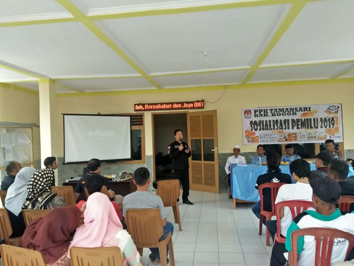Muspika Dan PPK Kecamatan Tamansari Adakan Sosilisasi Pemilu 2019