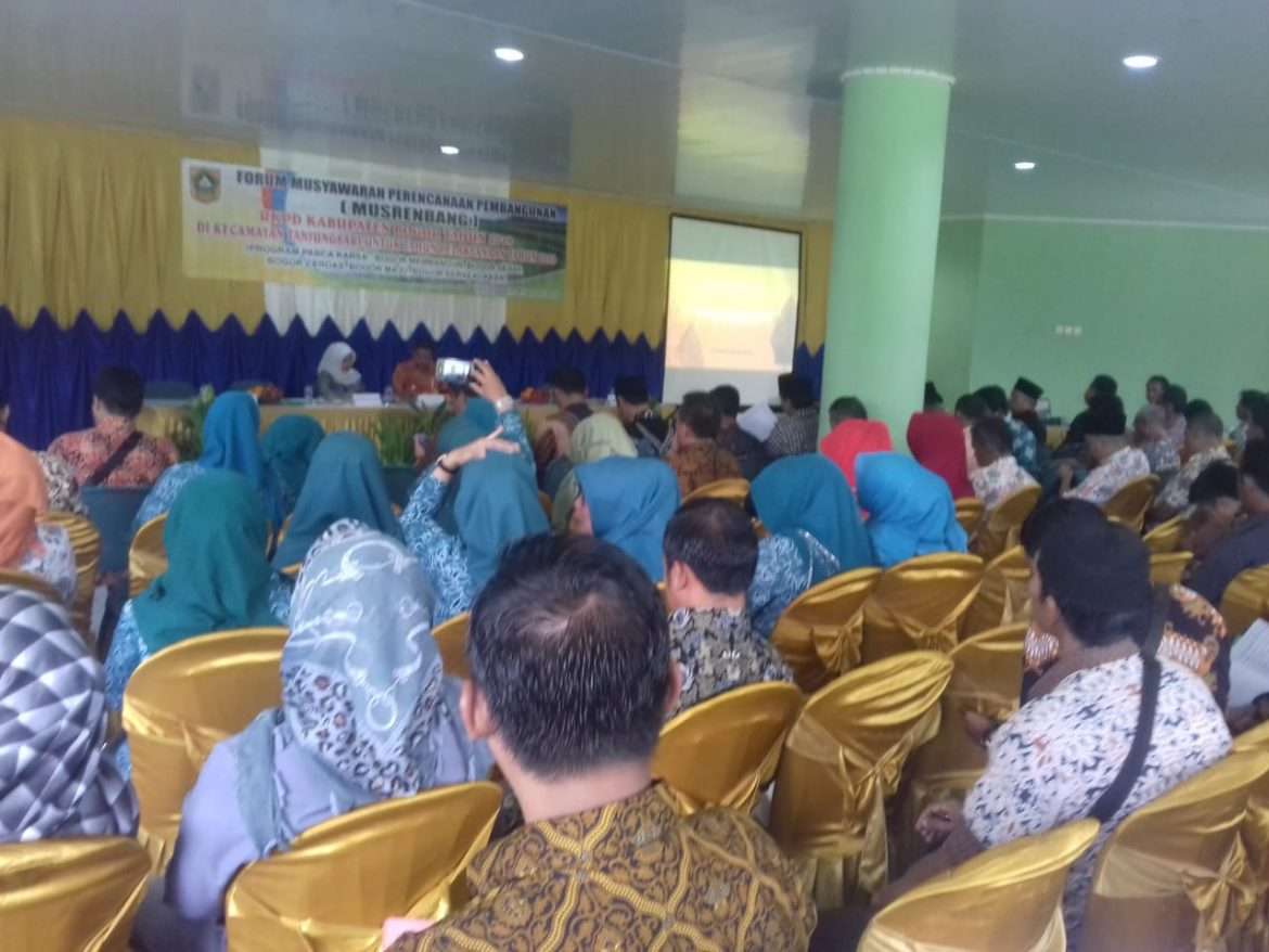 Musrenbang RKPD Tingkat Kecamatan Tanjungsari 2019/2020