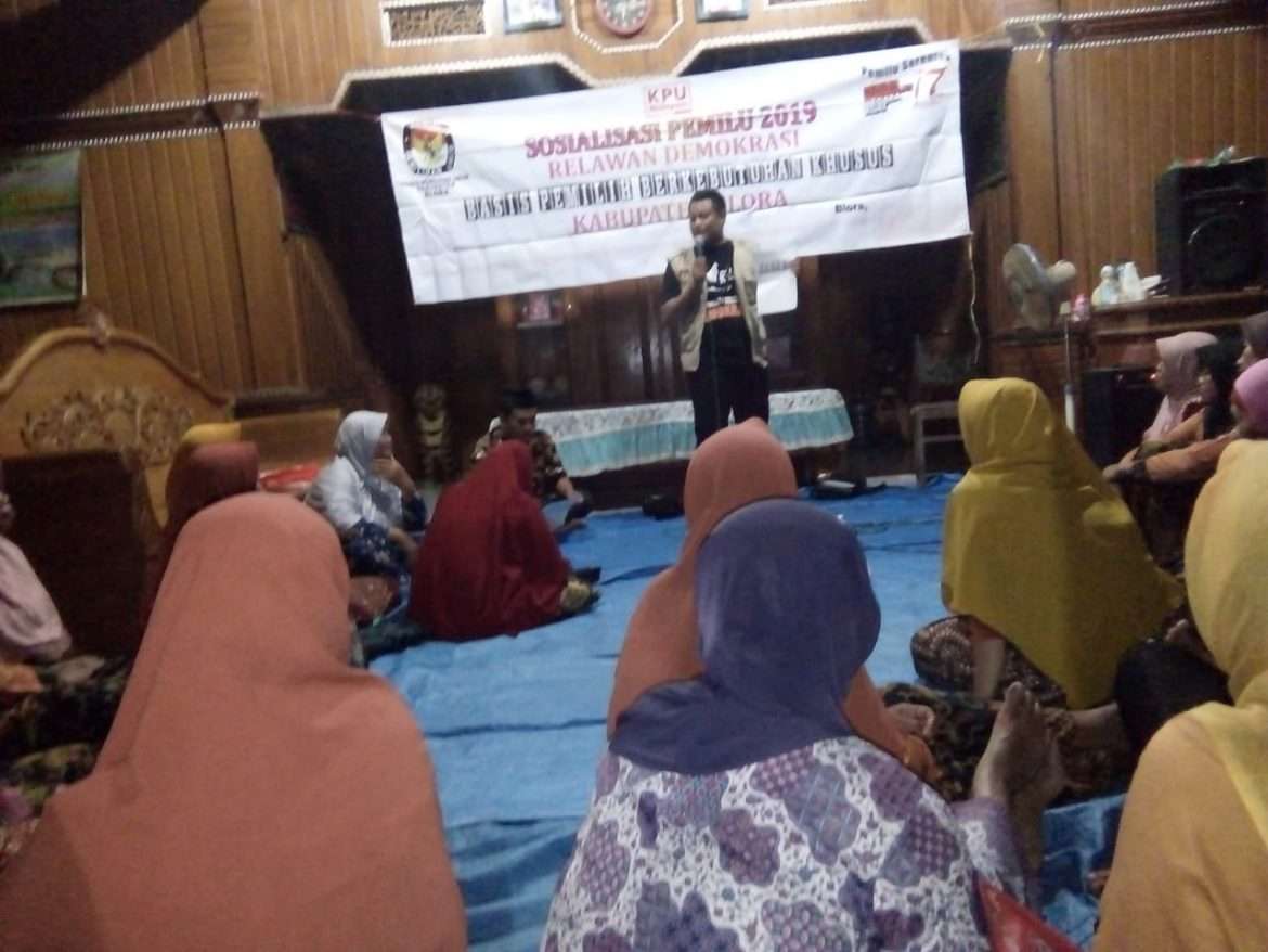 Gelar Sosialisasi Pemilu, Basis Berkebutuhan Khusus Sisir Warga Pinggiran