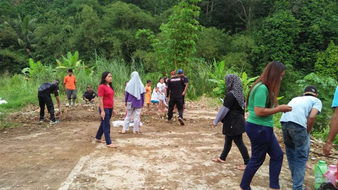 Atas Dukungan Semua Elemen Warga Ciganas Miliki Lapangan Voly Ball