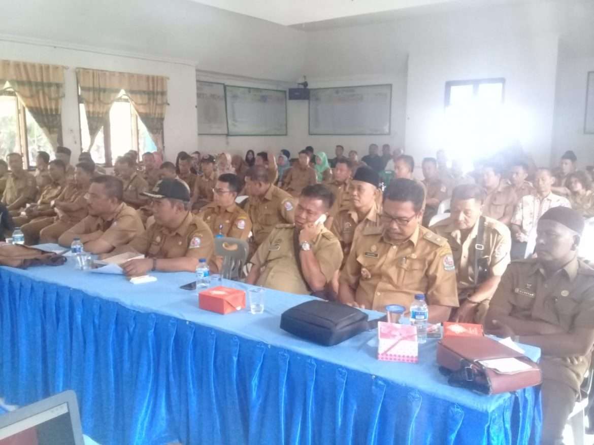 Para kepala Desa se-Kecamatan Hamparan Perak Ikuti sosialisasi Tipikor Polres Pelabuhan Belawan