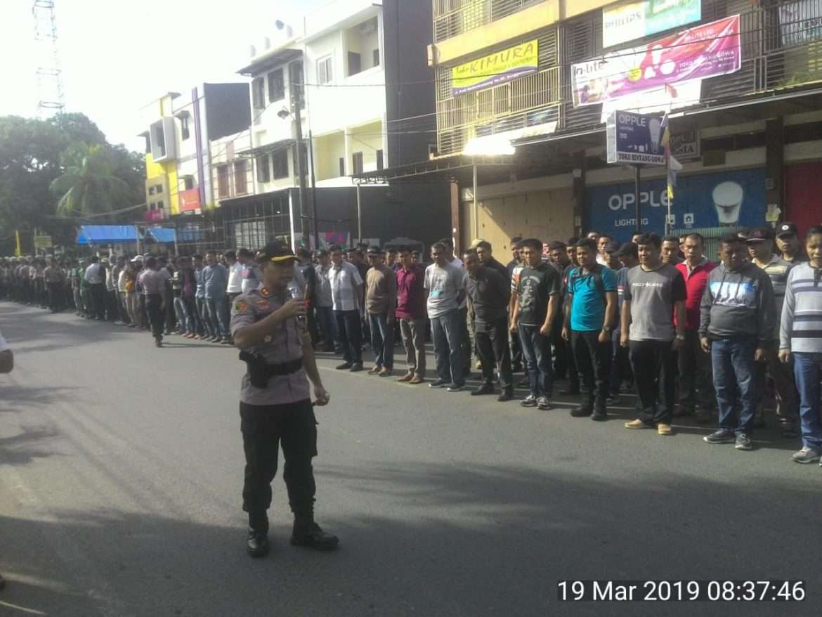 Polres Gowa Gelar Simulasi Pileg dan Pilpres