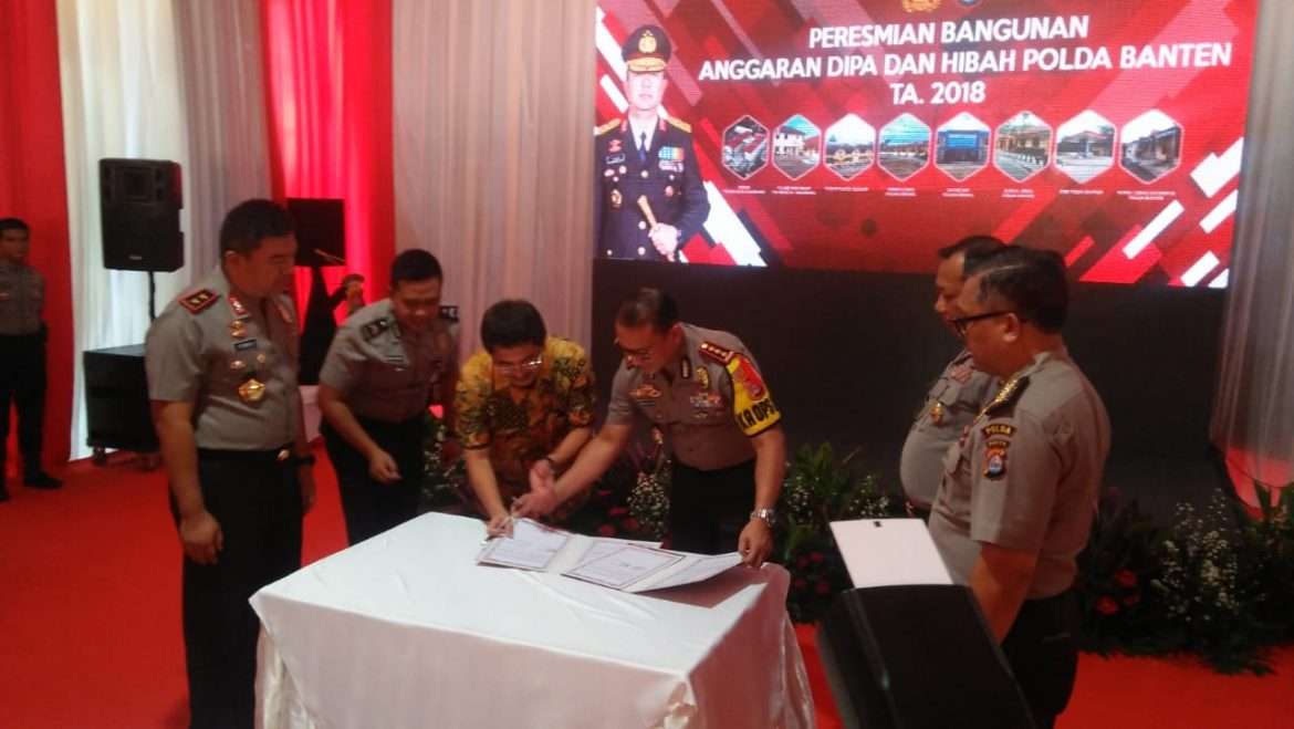 Kapolda Banten Resmikan Bangunan Polda dan Rusun Polres Kota Tangerang