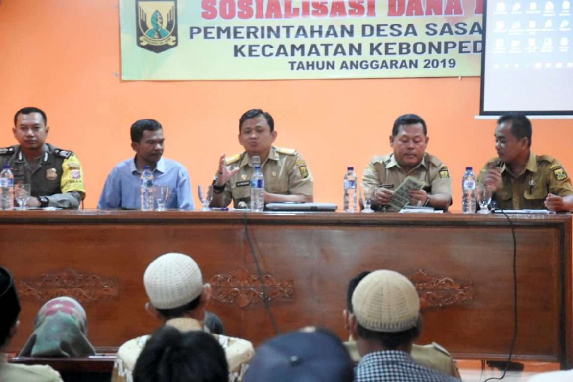 Pemdes Sasagaran Sosialisasikan APBDesa Tahun 2019