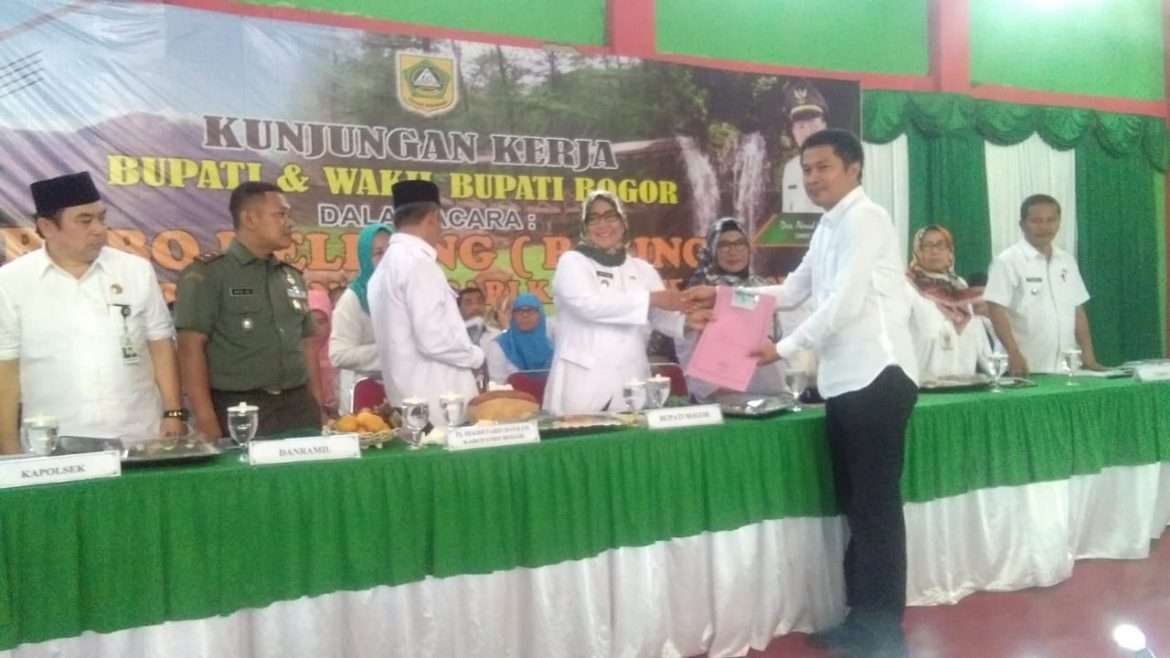 Bupati Bogor Janjikan 82 Sertifikat, Camat dan Kades Minta Bantuan