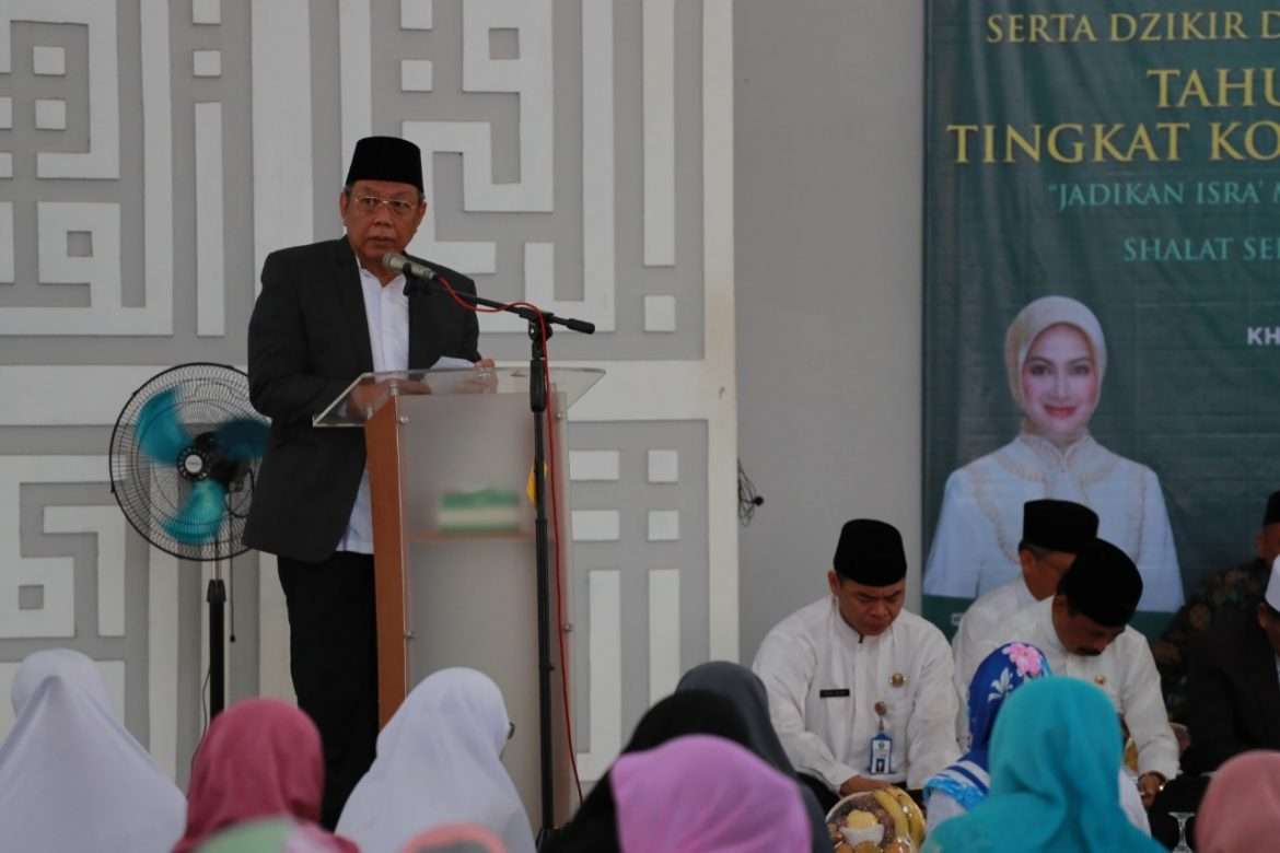Wakil Walikota Hadiri Isra Miraj di Masjid Al I’stishom