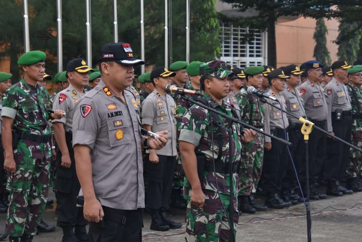 Polres Bogor Gelar Apel Pasukan Dalam Pengamanan TPS Pemilu 2019