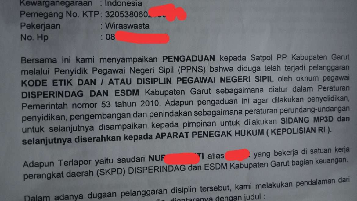 Dugaan Korupsi di Pasar Samarang, Oknum Disperindag Bungkam Rudy Gunawan dan PPNS??
