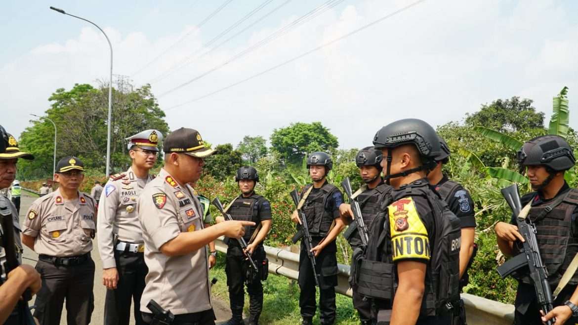 Polres Bogor Turunkan Personil Dalam Penyekatan di Tiap Titik