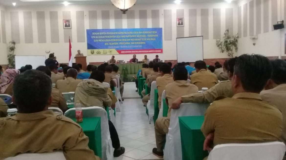 BKAD Kabupaten Sukabumi Fasilitasi Bimtek Peningkatan Kapasitas 140 Kepala Desa