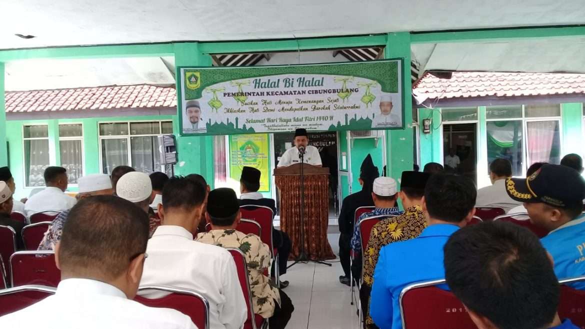 Pemerintah Kecamatan Cibungbulang Gelar Acara Halal Bihalal Sebagai Momentum Saling Memaafkan