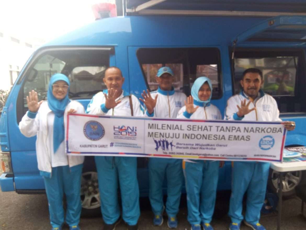 Kampanyekan HANI 2019 BNNK Garut, Milenial Sehat Tanpa Narkoba Menuju Indonesia Emas