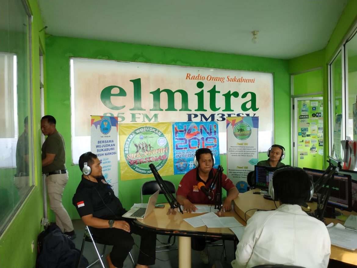 Jelang HANI BNNK Sukabumi Gelar Tolk Show di Salah Satu Stasiun Radio