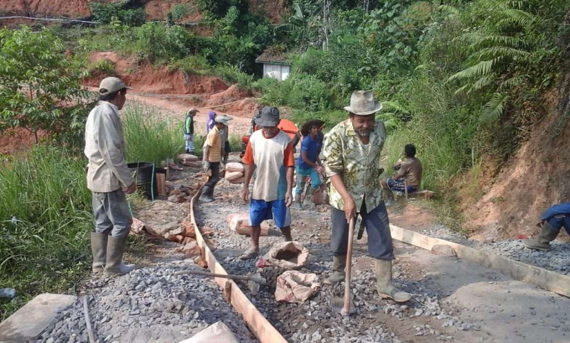 Pemdes Girimukti Alokasikan Anggaran ADD Dan DD Untuk Bidang Infrastuktur