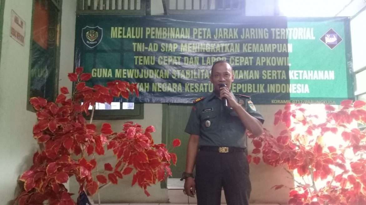 Koramil 0712/Parungkuda Gelar Komsos