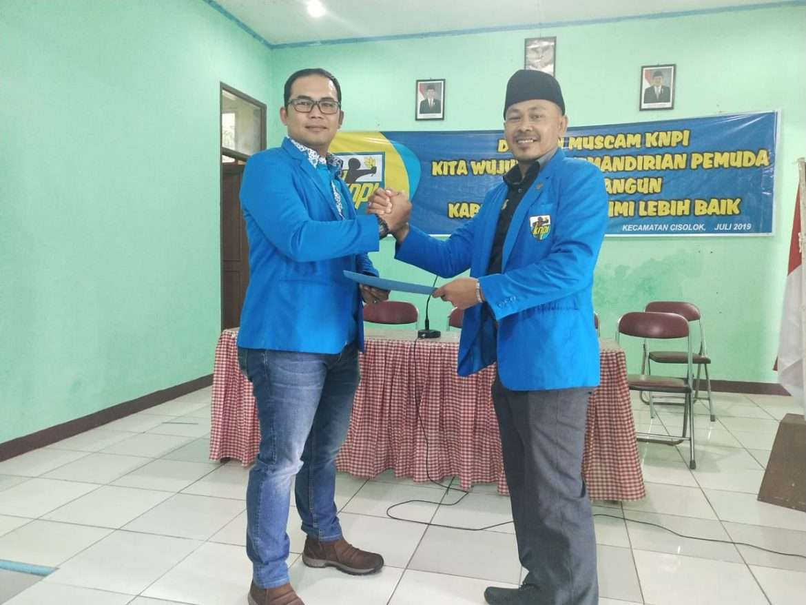 Rizqi Faizal Resmi Nakhodai KNPI Kecamatan Cikakak