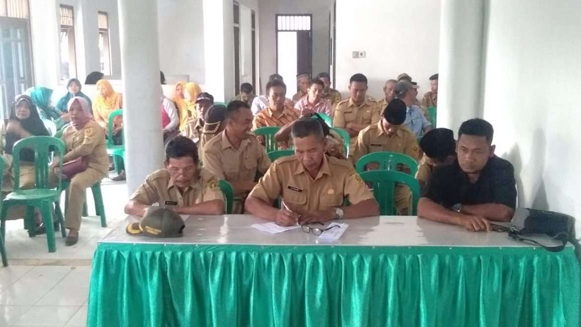 Rapat Minggon Desa Tanjungrasa, Mantapkan Persiapan HUT RI Ke-74