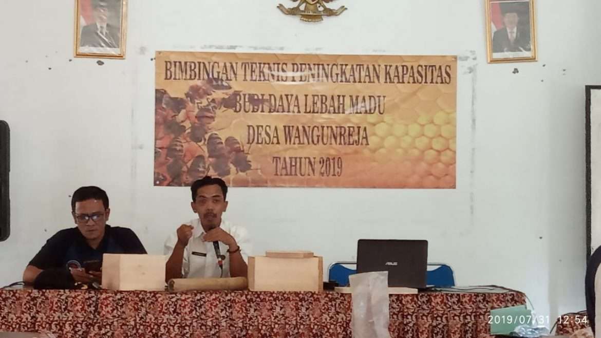 Bimtek Inovasi Desa Wangunreja BudiDaya Lebah Madu Trigona