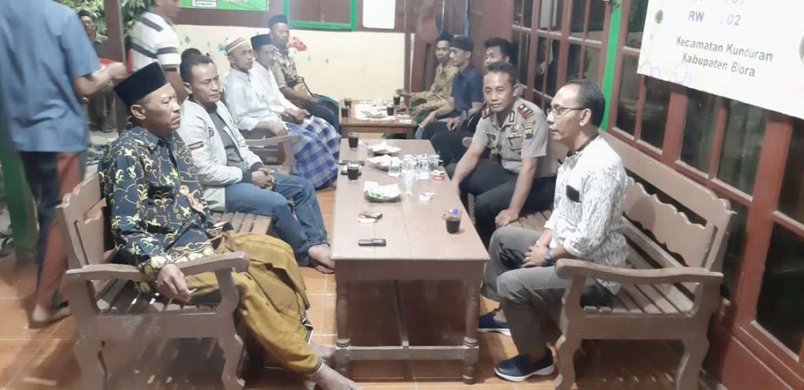 Jelang Pilkades Serentak, Forkopimcam Kecamatan Kunduran Sambang Kediaman Cakades