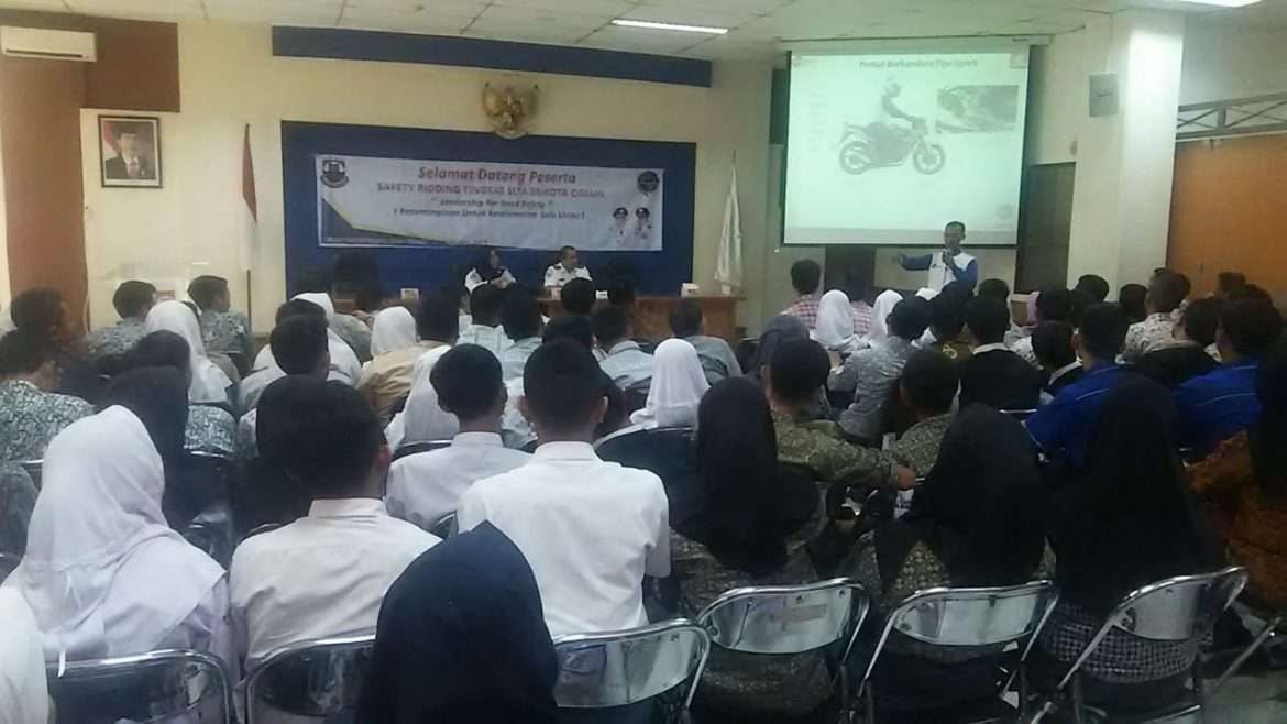 Cegah keselamatan, Dishub Cimahi Sosialisasikan Safety ridding Kepada Siswa SLTA se-Kota Cimahi