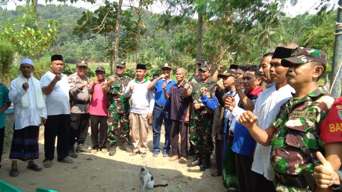 Dandim 0621/Kabupaten Bogor Tinjau Lokasi TMMD Pembangunan di Desa Buanajaya