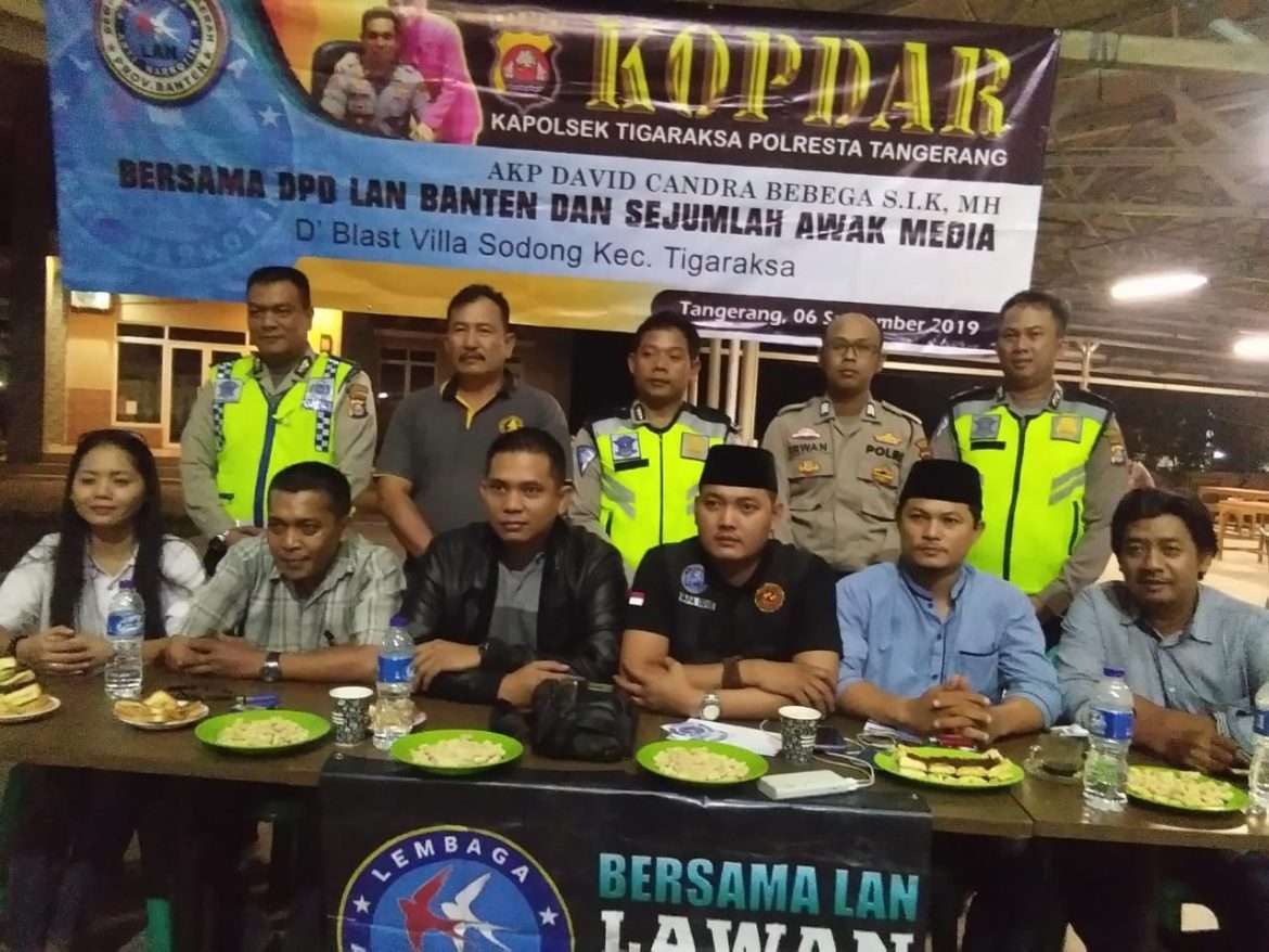 Sinergitas Polsek Tigaraksa Dengan LAN dan Media
