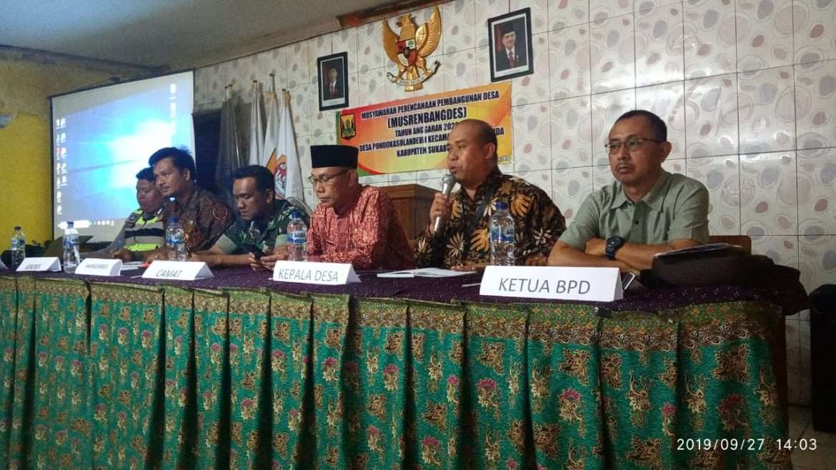 Pemdes Pondokasolandeuh Tingkatkan Pembangunan Secara Merata dan Pelayanan Masyarakat Yang Maksimal