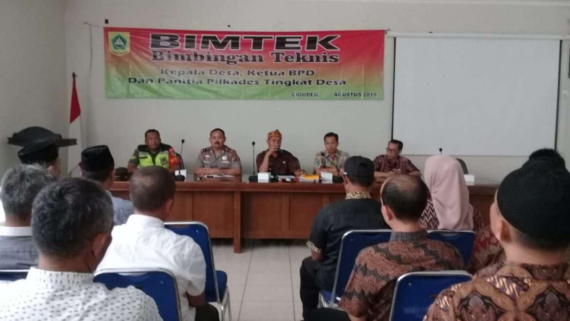 Pemerintah Kecamatan Cigudeg Lakukan Bimtek Pelaksanaan Pilkades