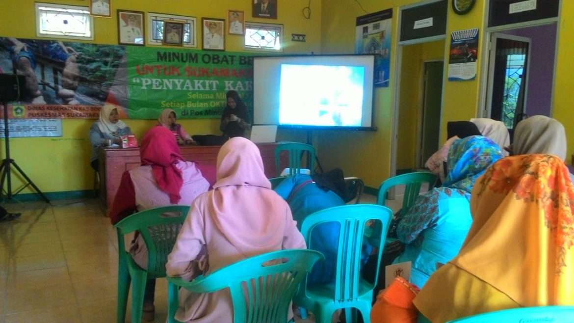 Puskesmas Sukamakmur Sosialisasikan Pencegahan Kaki Gajah