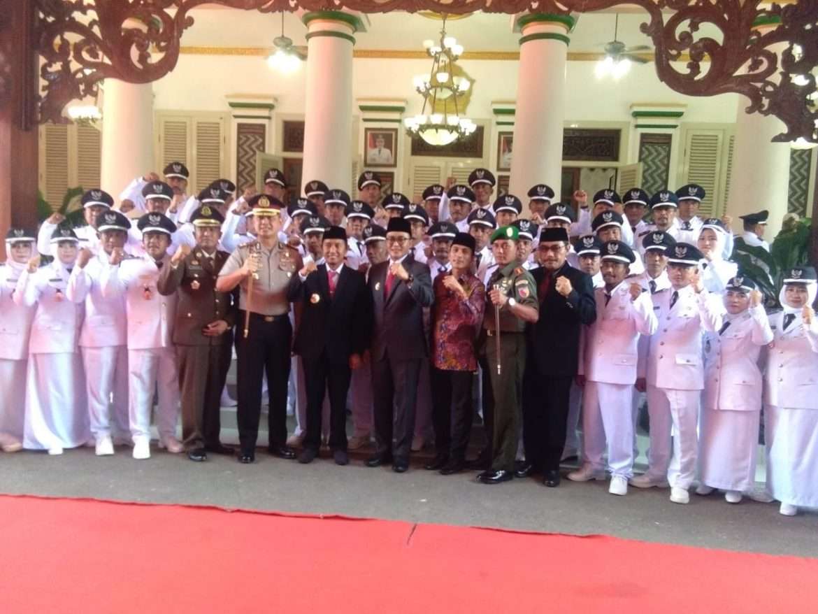 Bupati Pamekasan Lantik 91 Kades Terpilih di Pemilihan Pilkades Serentak Tahun 2019