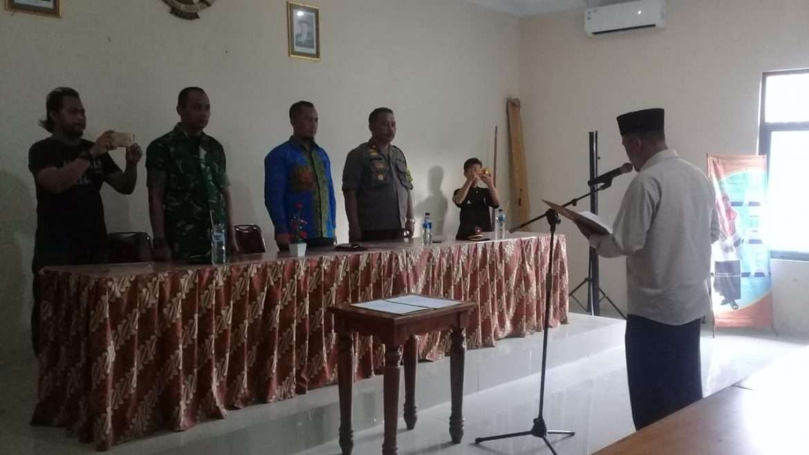 30 Bakal Calon Kades Bersama Muspika Gelar Deklarasi Damai Pilkades Serentak