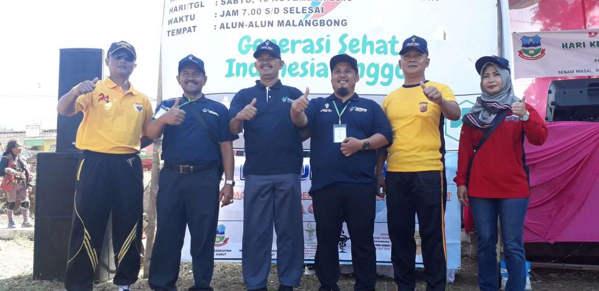 Promotif-Preventif di Hari Kesehatan Nasional Yang ke 55 se Kecamatan Malangbong