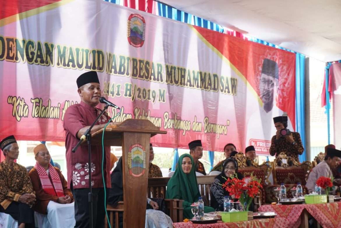 Ribuan Jamaah Peringatan Maulid Nabi SAW, Di Masjid Baitul Iman Merbau Mataram