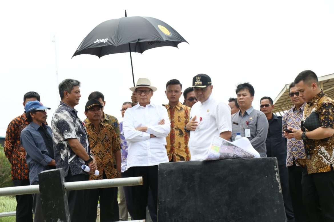 Gubernur Banten Dan Bupati Tangerang Tinjau Lahan Asrama Haji Banten